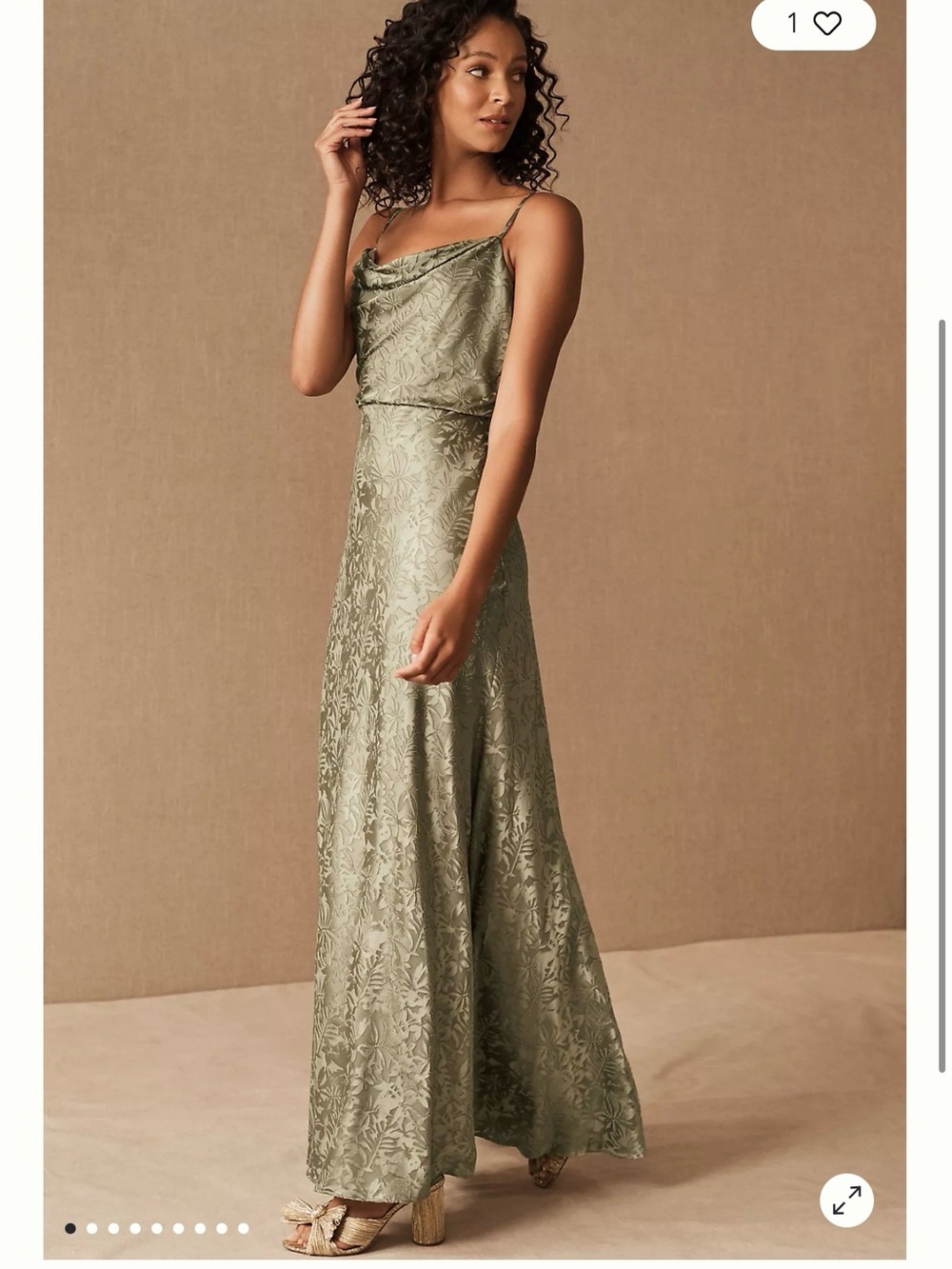 Jenny Yoo Dahlia sage dress size 4